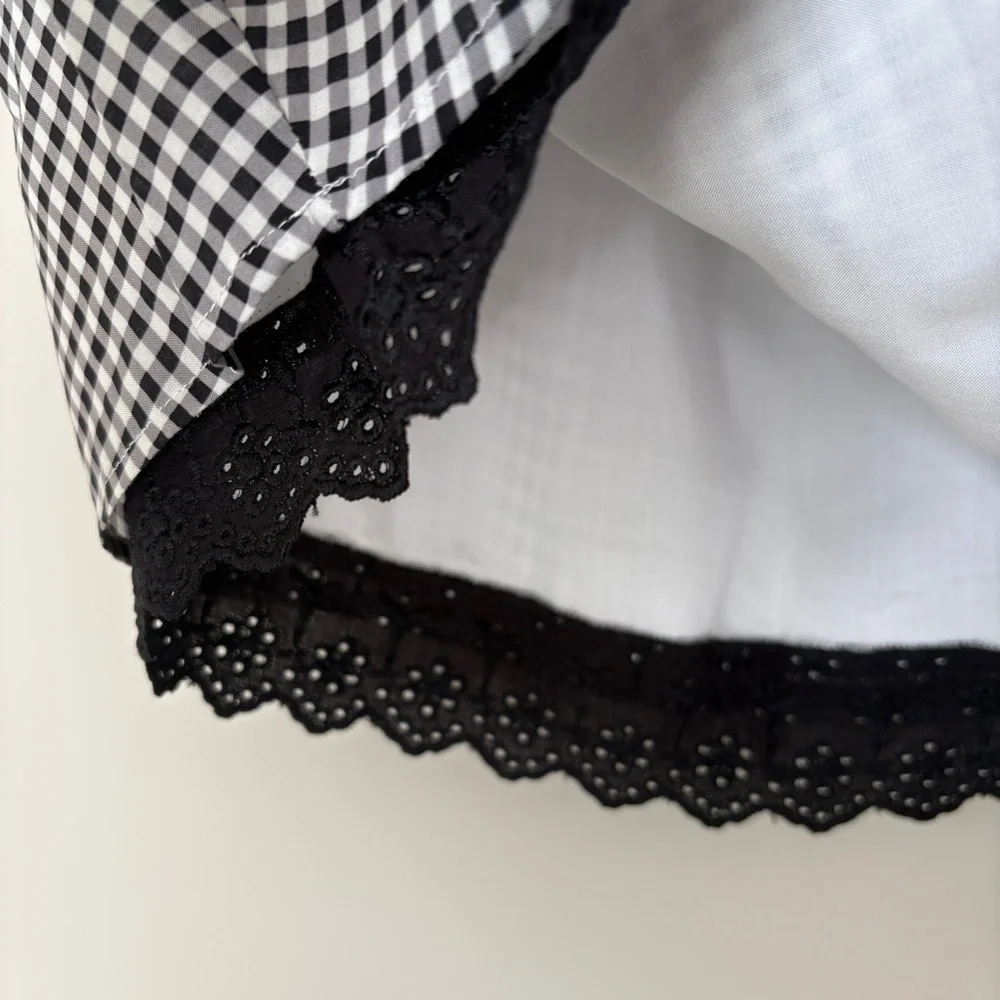 NEW Reformation Valetta Two Piece Matching Skirt Set Remy Check Gingham | US 4 - Picture 14 of 15
